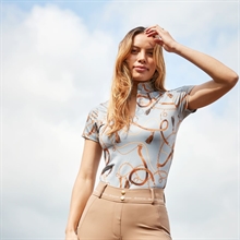 Montar Haily Bridle Print polo t-shirt Outlet