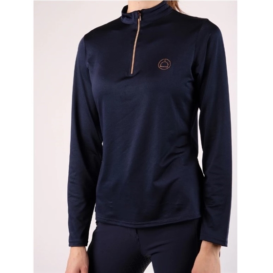 Montar Everly Rosegold langærmet junior bluse 